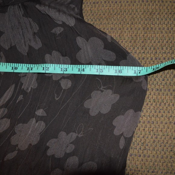 Carla Conti Vintage Silk Autumn Boho Floral Sleeveless Blouse - Picture 6 of 6